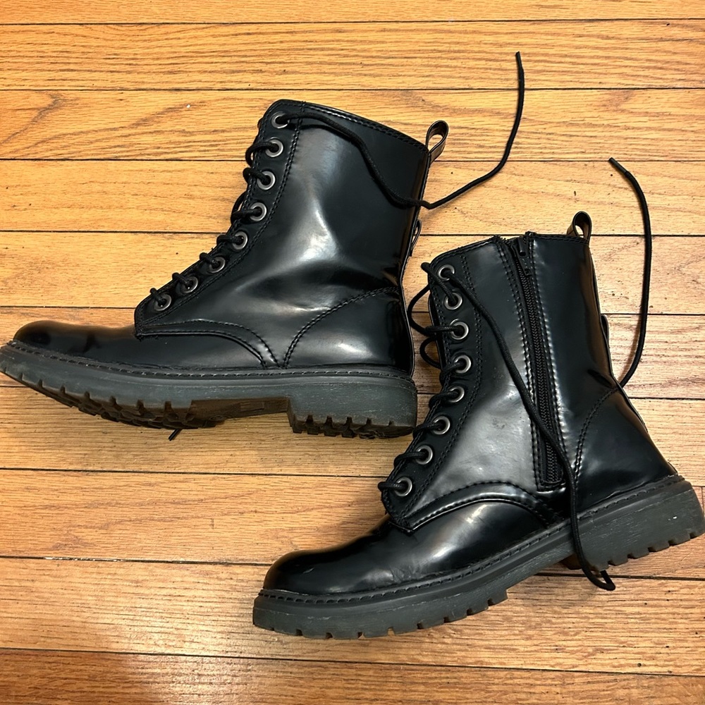 Black Combat Boots